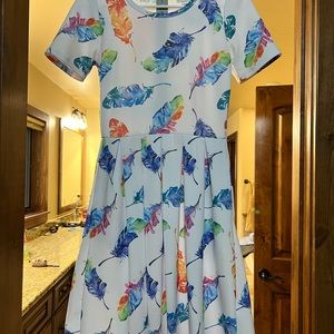 Unicorn Watercolor Feather Amelia